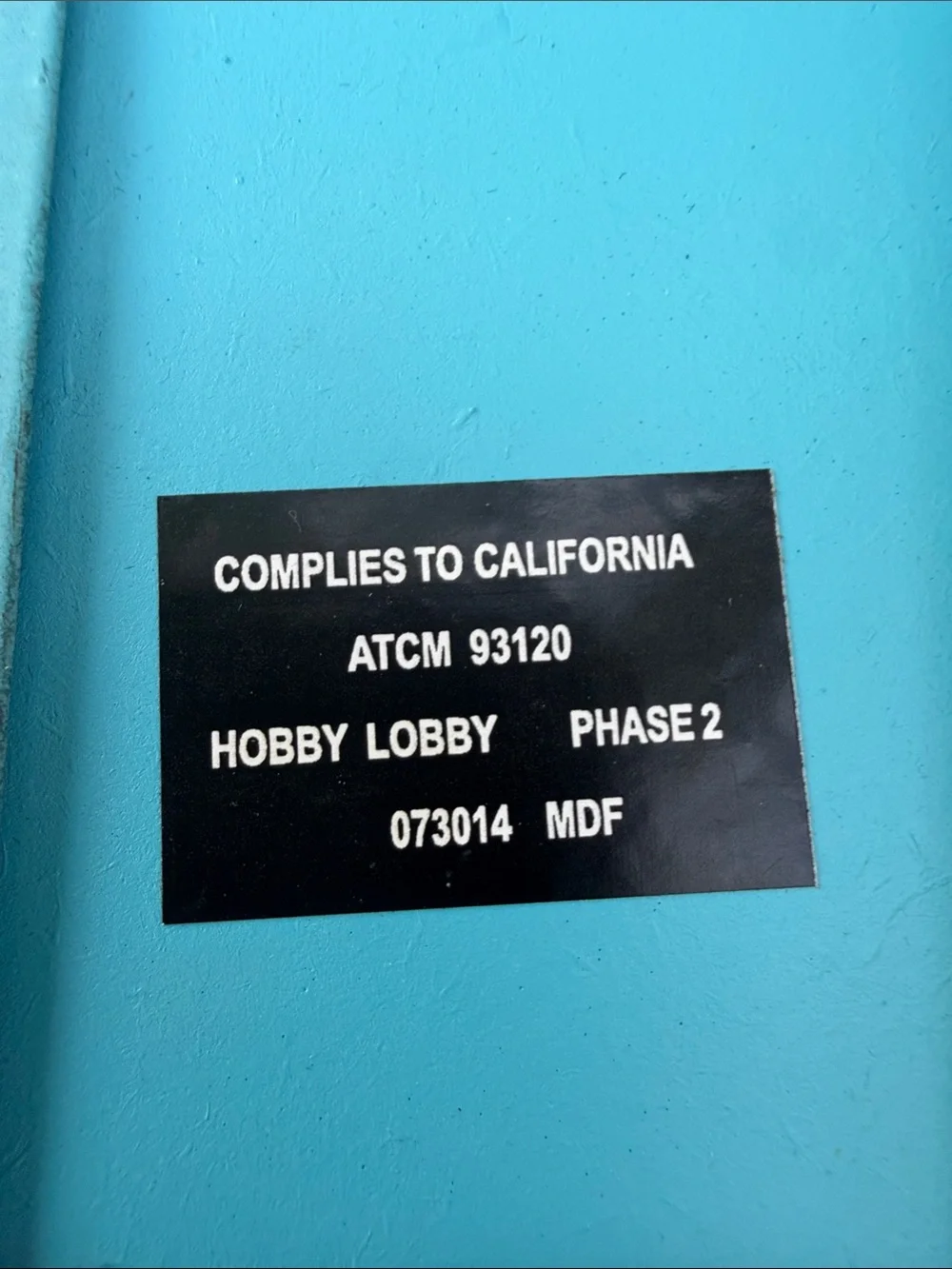 Hobby Lobby Distressed Shabby Chic Turquoise Floral Metal 4X6 Photo Frame NWT